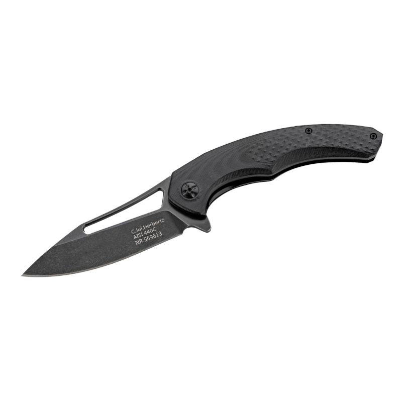 Briceag Einhandmesser G10 Herbertz - Oțel 440C, Linerlock Robust