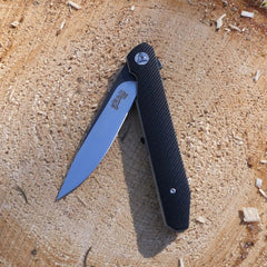 Briceag Einhandmesser G10 Negru Herbertz Selektion - Oțel 440A, Linerlock