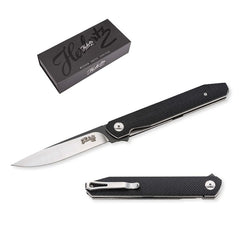 Briceag Einhandmesser G10 Negru Herbertz Selektion - Oțel 440A, Linerlock