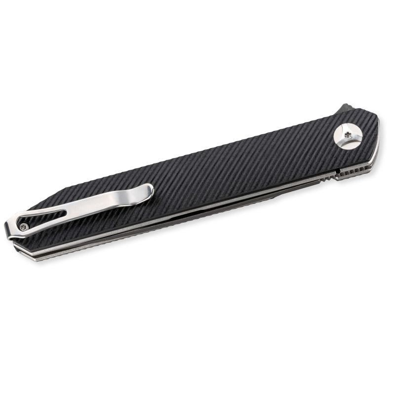 Briceag Einhandmesser G10 Negru Herbertz Selektion - Oțel 440A, Linerlock