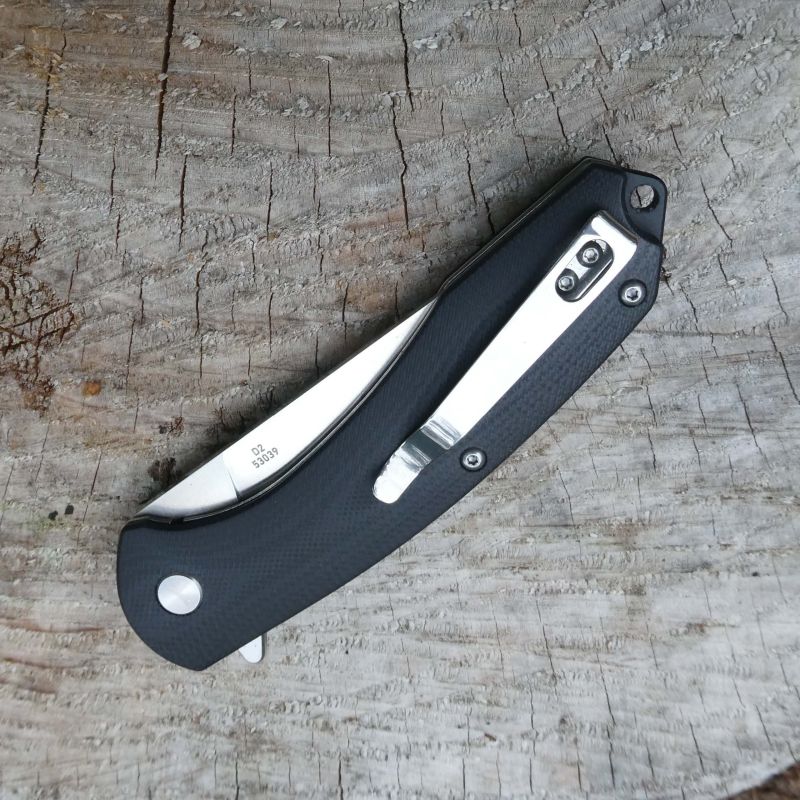 Briceag Einhandmesser G10 Negru Herbertz Selektion - Oțel D2, Linerlock