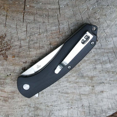 Briceag Einhandmesser G10 Negru Herbertz Selektion - Oțel D2, Linerlock