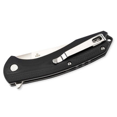 Briceag Einhandmesser G10 Negru Herbertz Selektion - Oțel D2, Linerlock