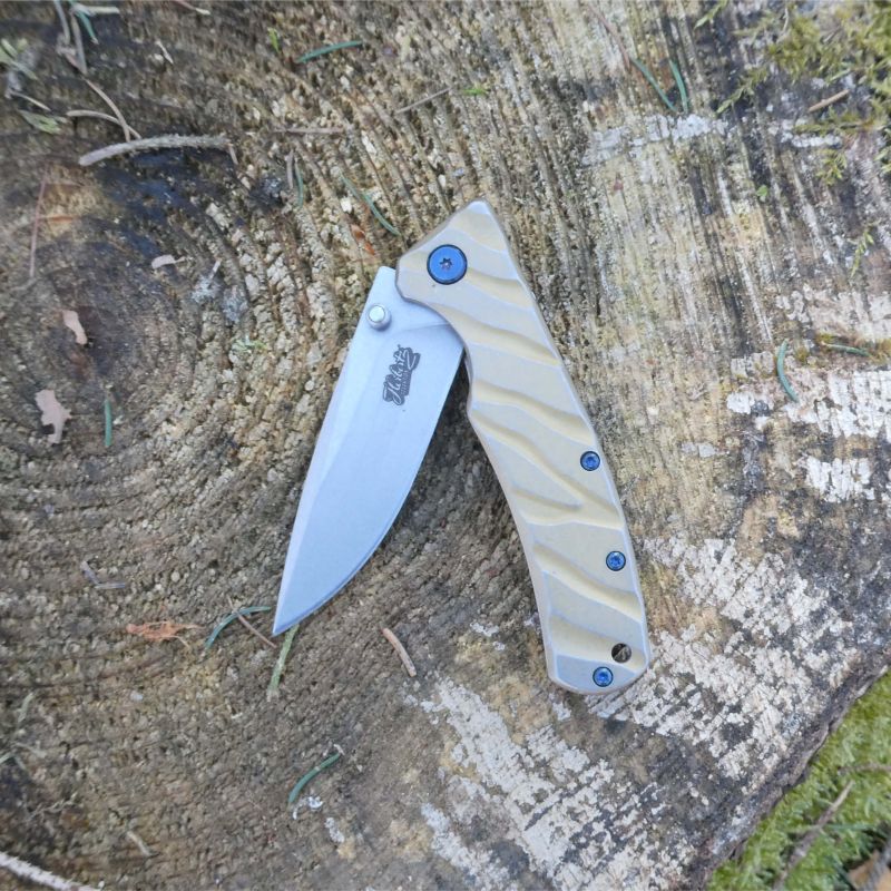 Briceag Einhandmesser Galben Herbertz Selektion - Oțel 440C, Linerlock
