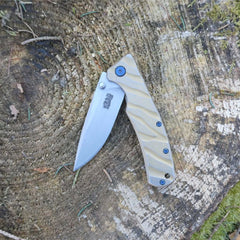 Briceag Einhandmesser Galben Herbertz Selektion - Oțel 440C, Linerlock