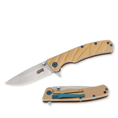 Briceag Einhandmesser Galben Herbertz Selektion - Oțel 440C, Linerlock