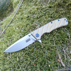 Briceag Einhandmesser Galben Herbertz Selektion - Oțel 440C, Linerlock