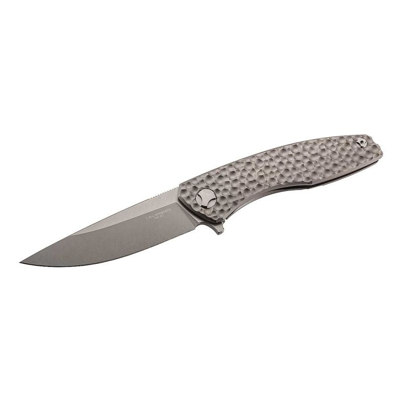 Briceag Einhandmesser Herbertz - Oțel D2, Mâner Titan, Linerlock