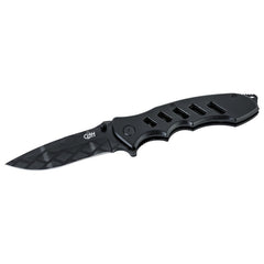 Briceag Einhandmesser Negru/Camo CJH - Oțel 420, Linerlock, Mâner Aluminiu