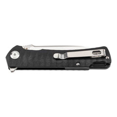 Briceag Einhandmesser Negru CJH - Oțel D2, Linerlock G10