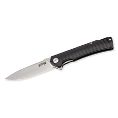 Briceag Einhandmesser Negru CJH - Oțel D2, Linerlock G10