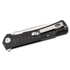 Briceag Einhandmesser Negru CJH - Oțel D2, Linerlock G10