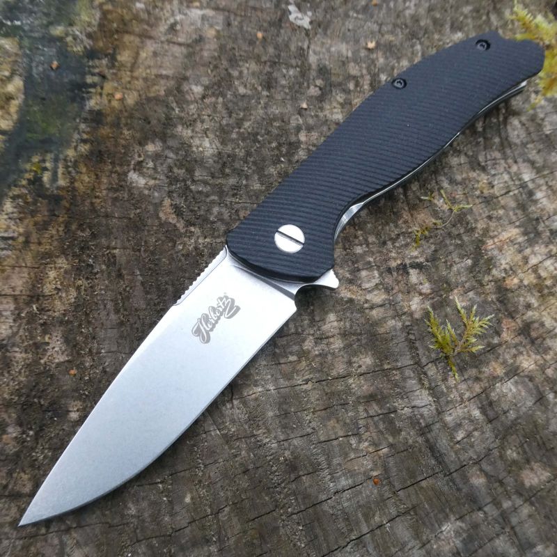 Briceag Einhandmesser Negru Herbertz Selektion - Oțel 440A, Linerlock