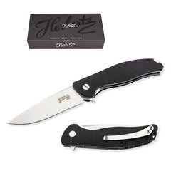 Briceag Einhandmesser Negru Herbertz Selektion - Oțel 440A, Linerlock