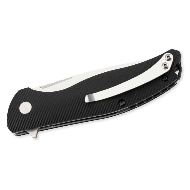 Briceag Einhandmesser Negru Herbertz Selektion - Oțel 440A, Linerlock