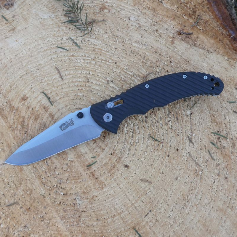 Briceag Einhandmesser Negru Herbertz Selektion - Oțel 440C, Mâner G10