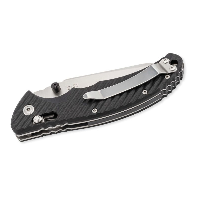 Briceag Einhandmesser Negru Herbertz Selektion - Oțel 440C, Mâner G10