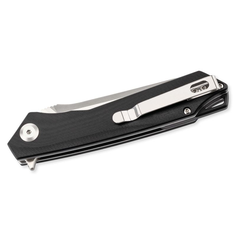 Briceag Einhandmesser Negru Herbertz Selektion - Oțel D2, Linerlock