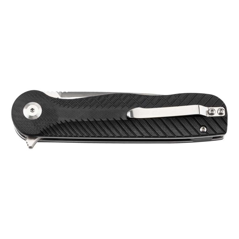 Briceag Einhandmesser Negru Herbertz Selektion - Oțel D2, Linerlock, G10