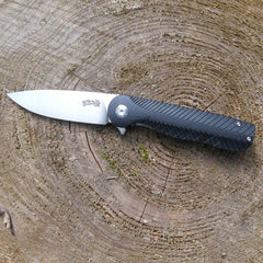 Briceag Einhandmesser Negru Herbertz Selektion - Oțel D2, Linerlock, G10