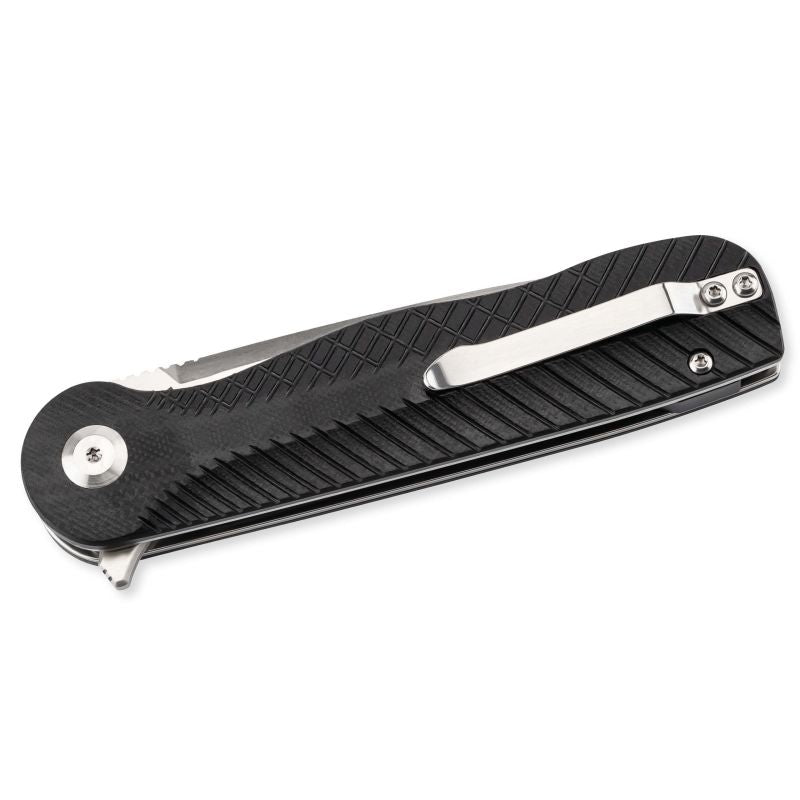 Briceag Einhandmesser Negru Herbertz Selektion - Oțel D2, Linerlock, G10