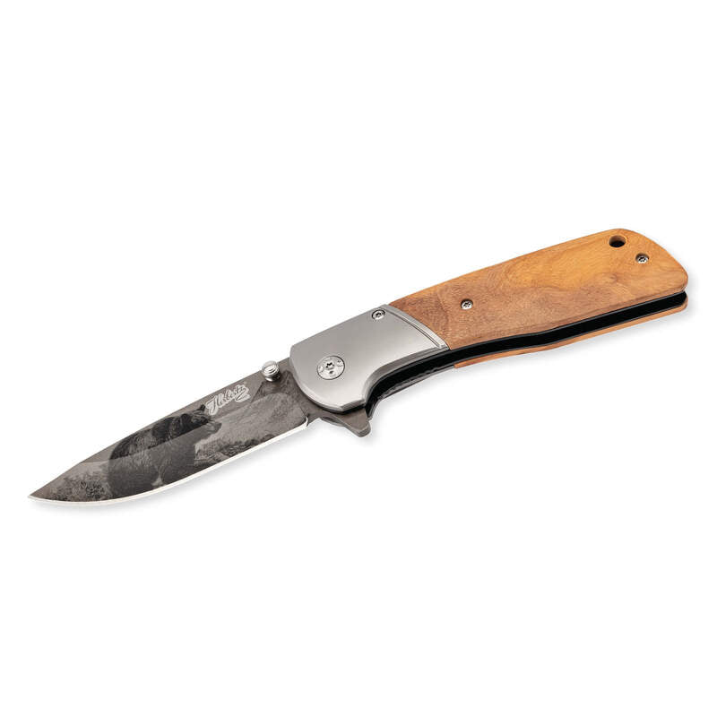 Briceag Einhandmesser Olivenholz CJH - Oțel 420, Linerlock