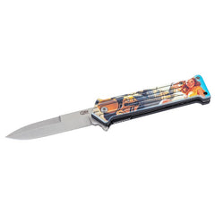 Briceag Einhandmesser Pin Up Avion CJH - Oțel 420, Linerlock