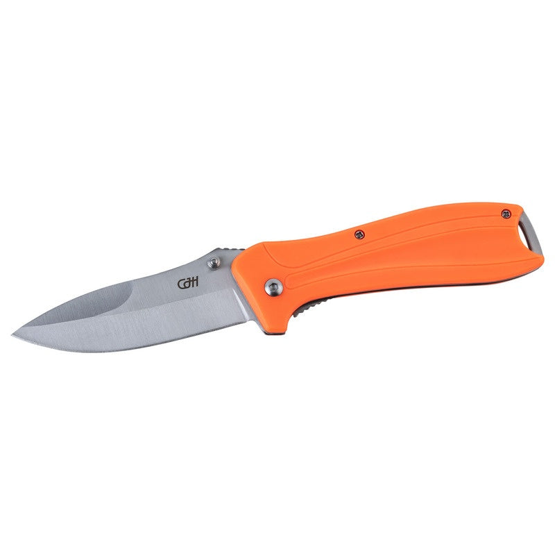 Briceag Einhandmesser Portocaliu CJH - Oțel 420, Linerlock