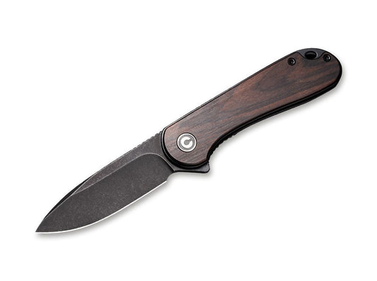 Briceag Elementum Ebony Black CIVIVI- Maner Abanos, Sistem Linerlock