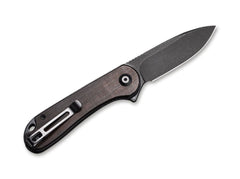Briceag Elementum Ebony Black CIVIVI- Maner Abanos, Sistem Linerlock