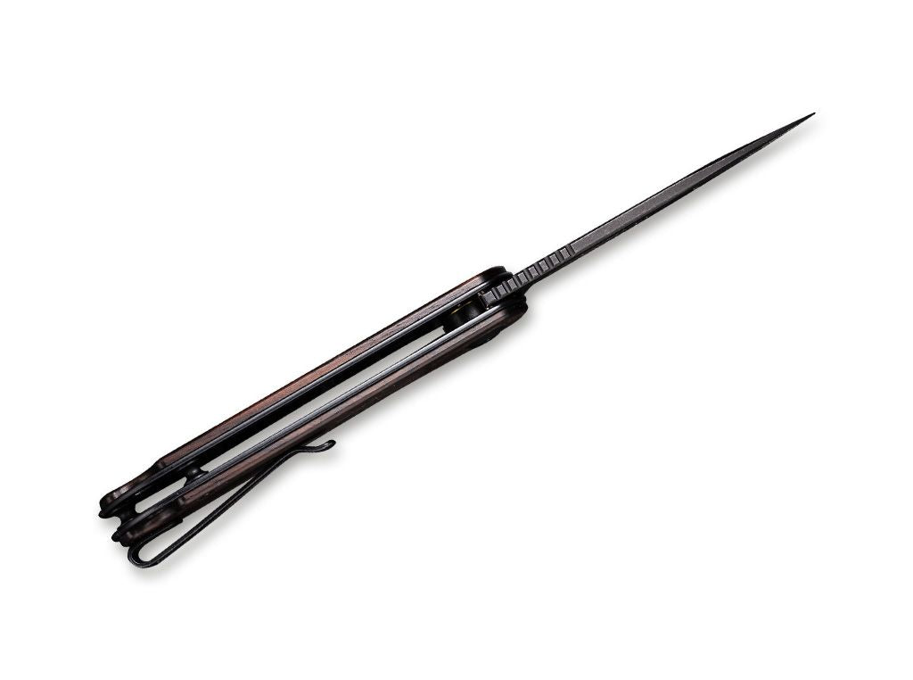 Briceag Elementum Ebony Black CIVIVI- Maner Abanos, Sistem Linerlock