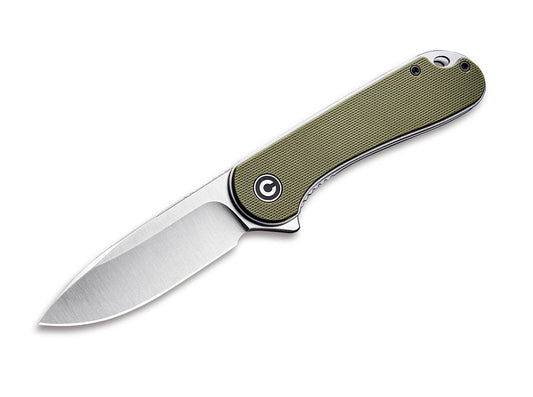 Briceag Elementum Green CIVIVI- Maner G10 Verde, Utilizare EDC