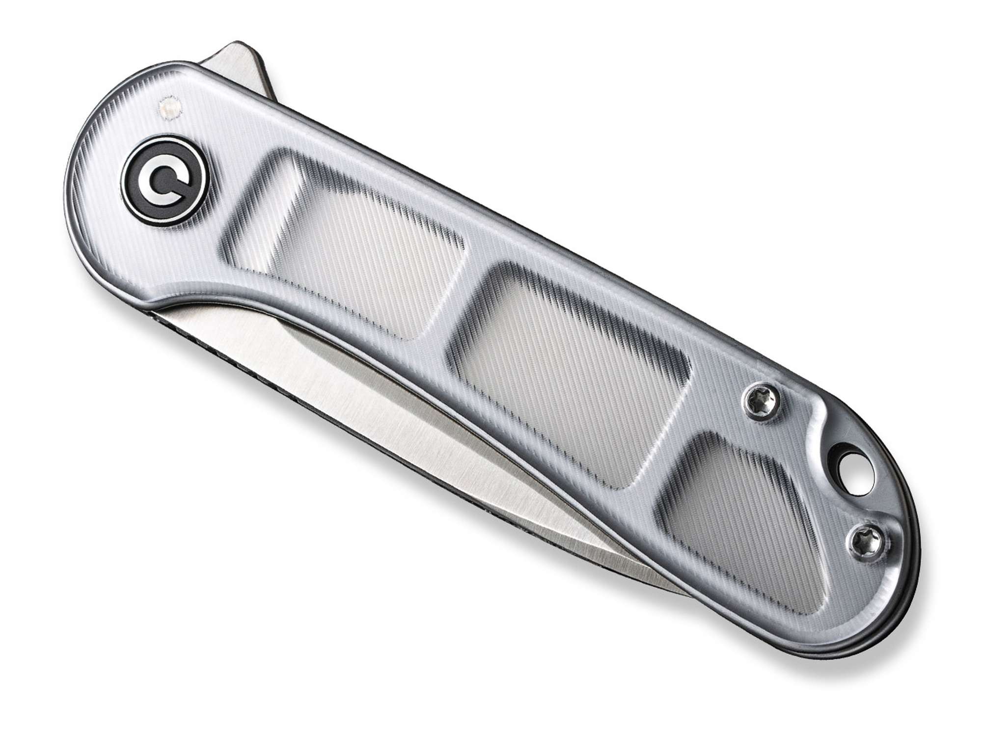 Briceag Elementum Lexan CIVIVI- Maner Lexan Transparent, Lama D2