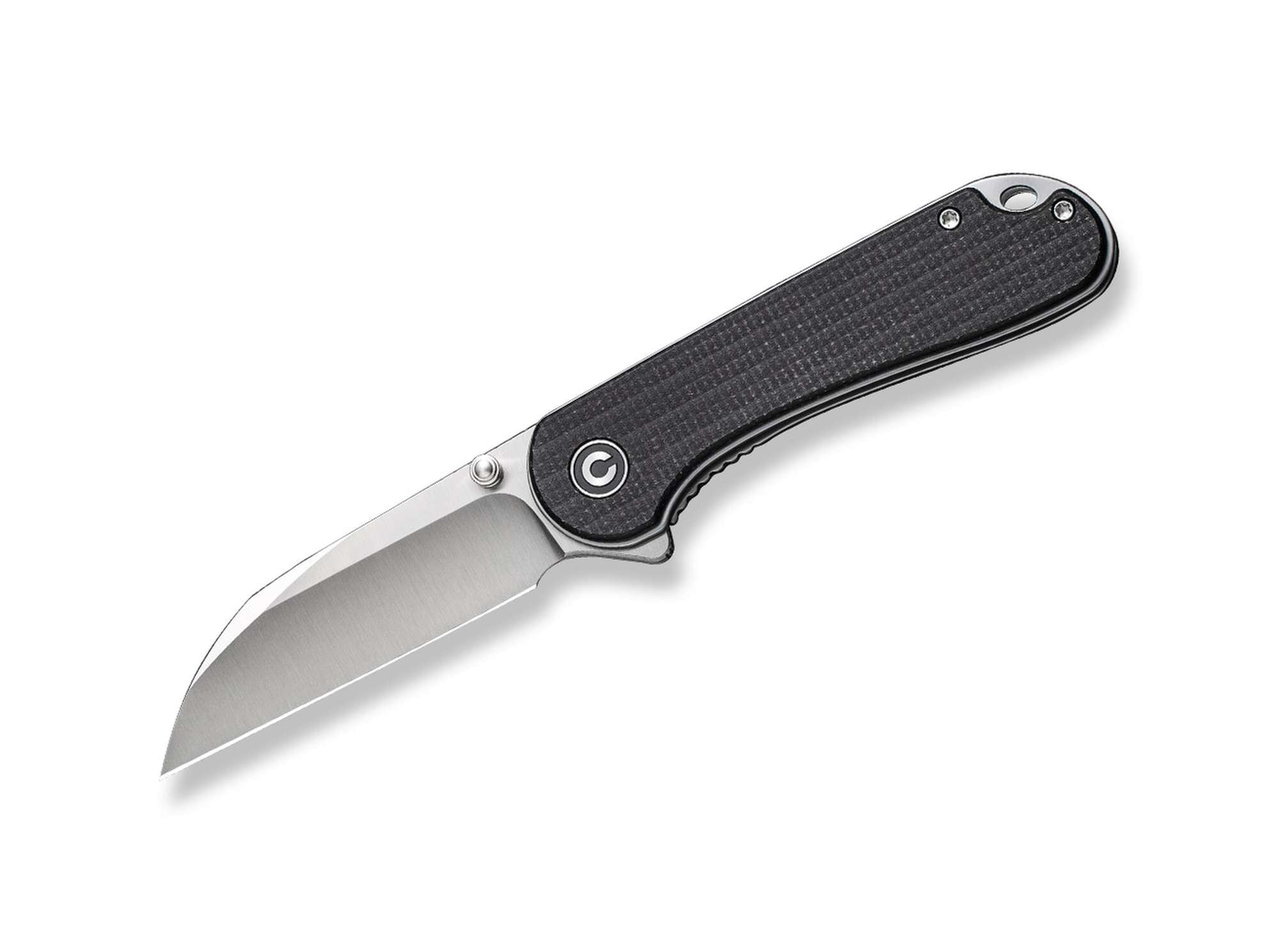 Briceag Elementum Micarta Black Satin CIVIVI- Maner Micarta Negru, Lama Nitro-V