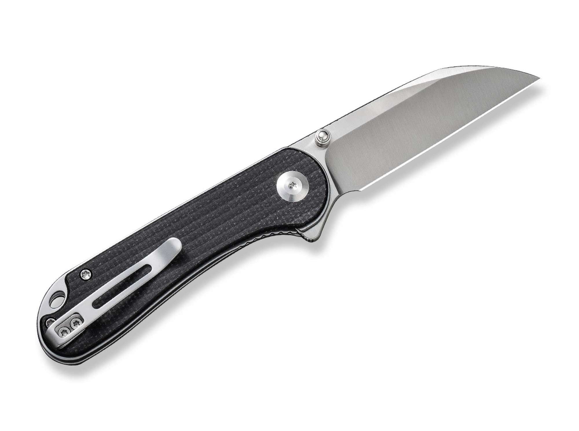 Briceag Elementum Micarta Black Satin CIVIVI- Maner Micarta Negru, Lama Nitro-V