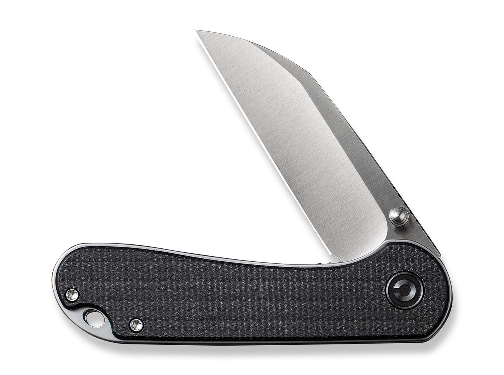 Briceag Elementum Micarta Black Satin CIVIVI- Maner Micarta Negru, Lama Nitro-V