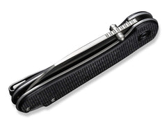 Briceag Elementum Micarta Black Satin CIVIVI- Maner Micarta Negru, Lama Nitro-V