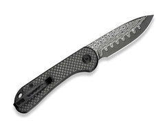 Briceag Elementum Slip Joint Damascus Twill CF CIVIVI- EDC, Slipjoint