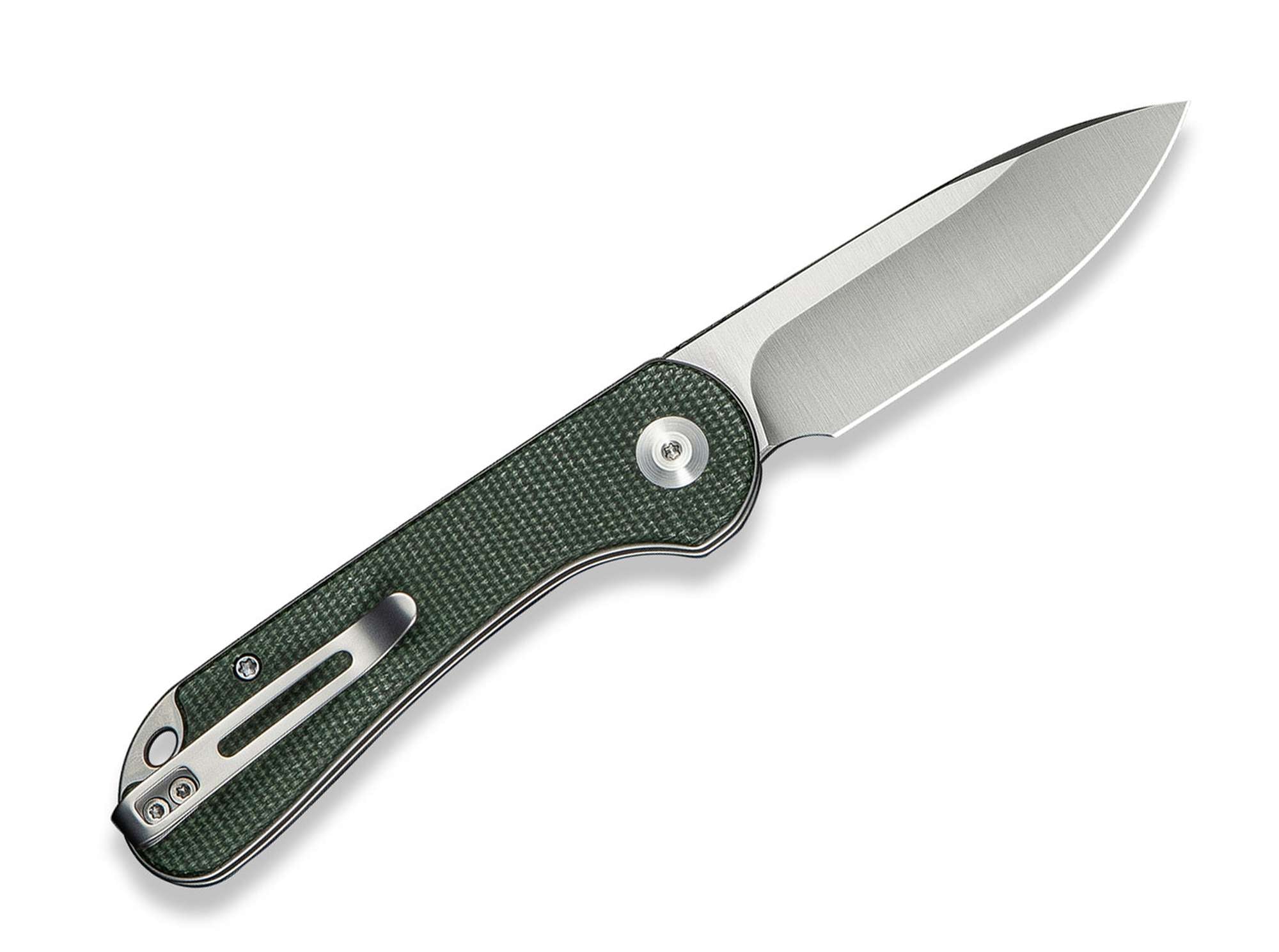 Briceag Elementum Slip Joint Micarta Green CIVIVI- Lama, Maner Micarta Verde