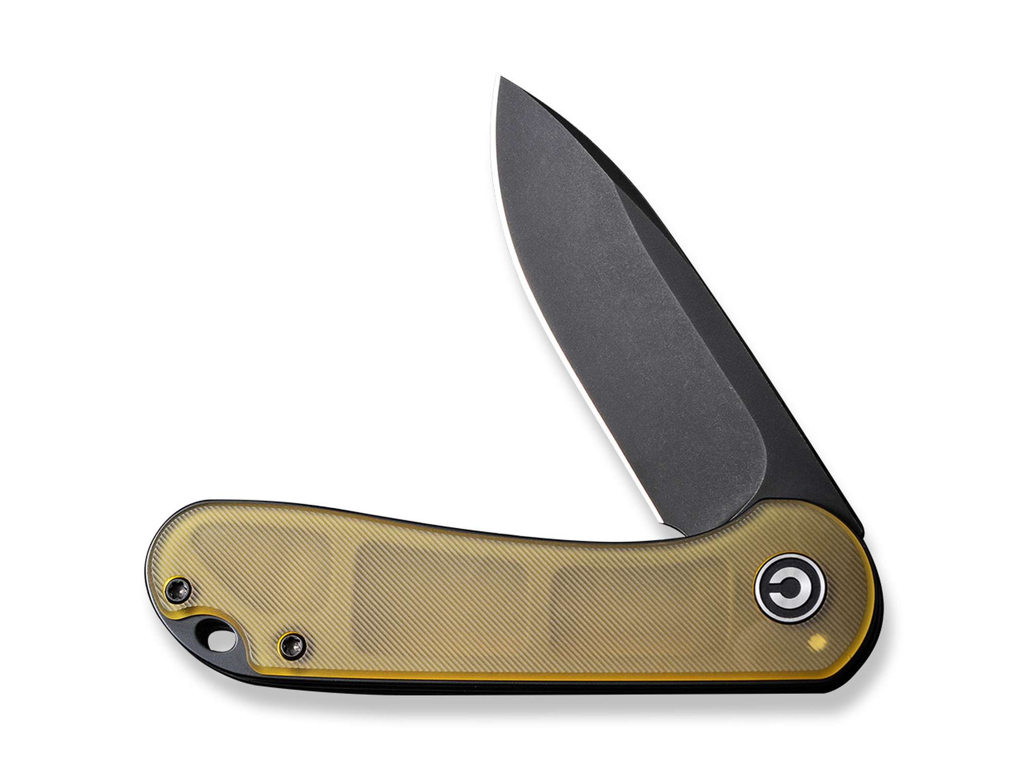 Briceag Elementum Ultem Amber & Black CIVIVI- Utilizare EDC, Design Robust