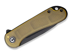 Briceag Elementum Ultem Amber & Black CIVIVI- Utilizare EDC, Design Robust