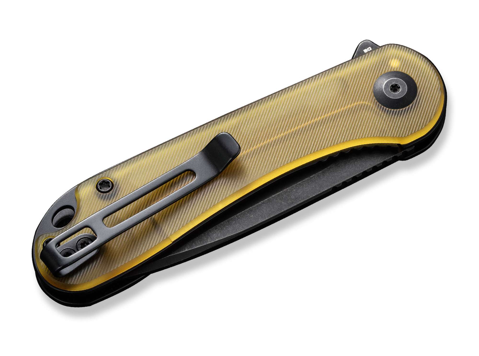 Briceag Elementum Ultem Amber & Black CIVIVI- Utilizare EDC, Design Robust