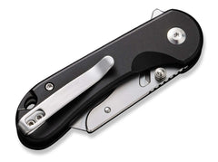 Briceag Elementum Utility Aluminum Black CIVIVI- Lame Intercambiabile, Maner Aluminiu