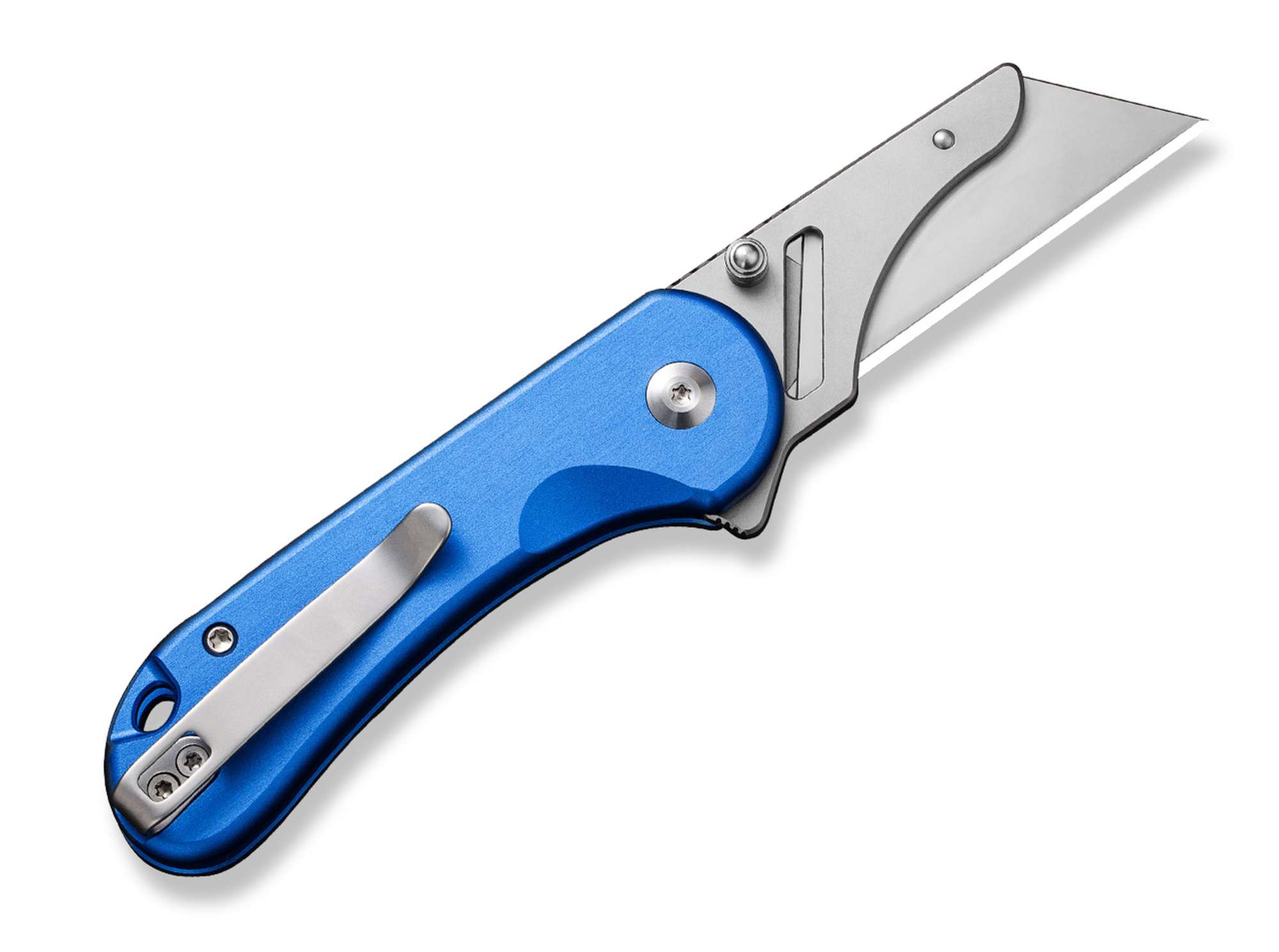 Briceag Elementum Utility Aluminum Blue CIVIVI- Lame Interschimbabile, Maner Rezistent