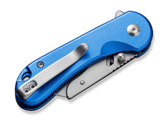 Briceag Elementum Utility Aluminum Blue CIVIVI- Lame Interschimbabile, Maner Rezistent