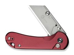 Briceag Elementum Utility Aluminum Burgundy CIVIVI- Lame interschimbabile, EDC