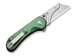Briceag Elementum Utility Aluminum Green CIVIVI- Lame interschimbabile, Maner Aluminiu Verde