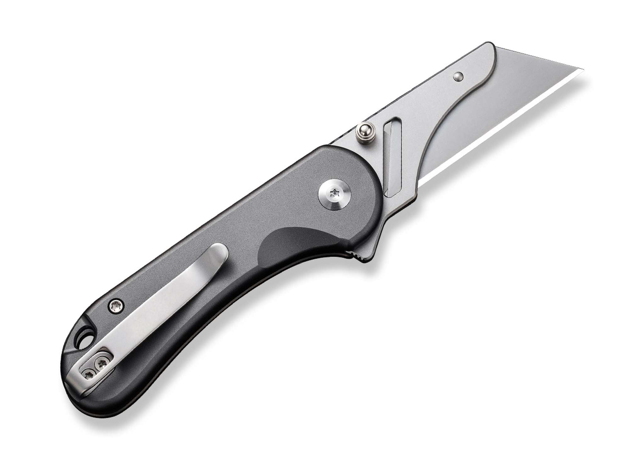 Briceag Elementum Utility Aluminum Grey CIVIVI- Lame Interschimbabile, Maner Aluminiu