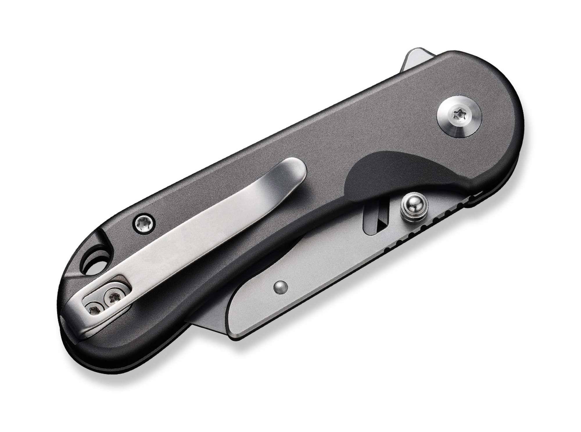 Briceag Elementum Utility Aluminum Grey CIVIVI- Lame Interschimbabile, Maner Aluminiu