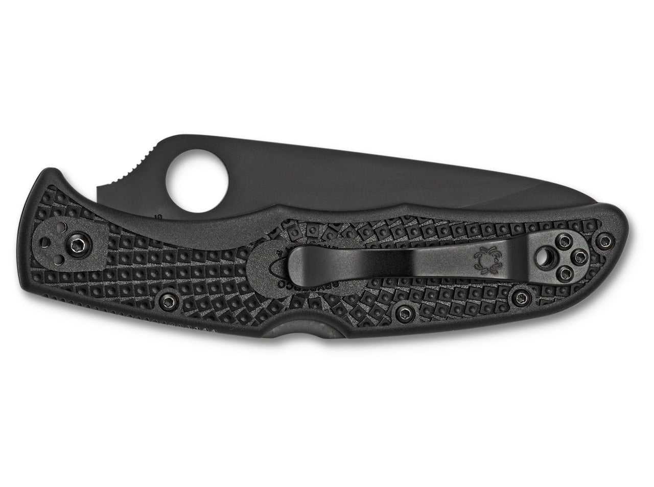 Briceag Endura 4 Black Spyderco- Extrem de Rezistent, Lama VG-10